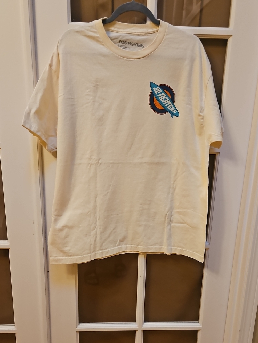 Foo Fighters Cream Graphic Logo Tee